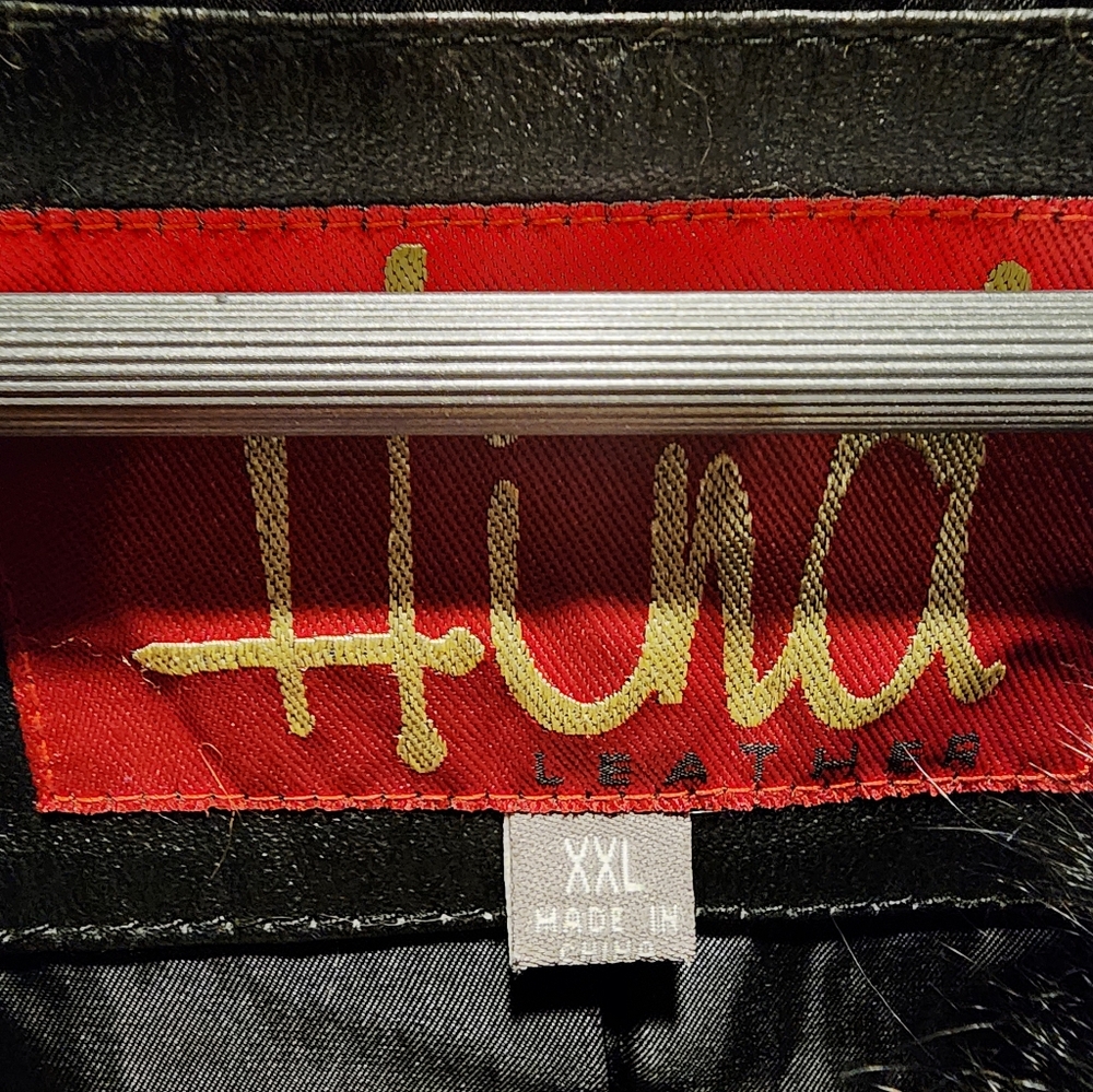 Hina Black Rabbit FUR Jacket XXL - Picture 2 of 3